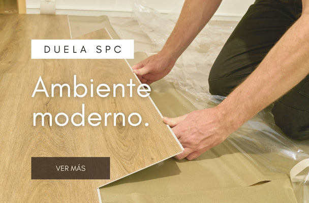 Duela SPC color gris en su intalacion