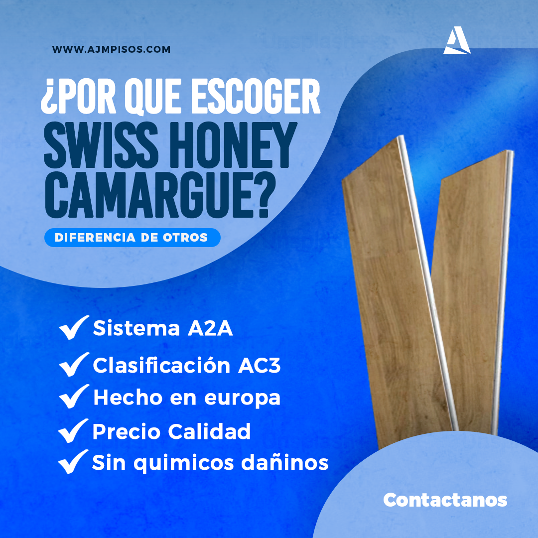 Piso Laminado Krono Swiss Honey Camargue - 7 mm