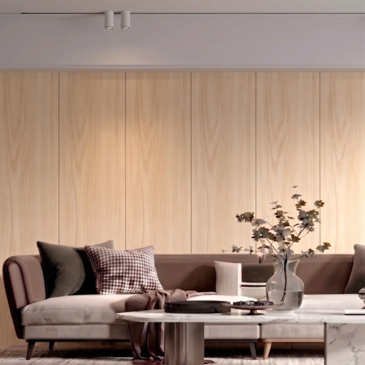 Panel PVC Laminado Interior Teknowoods Maple Dusk
