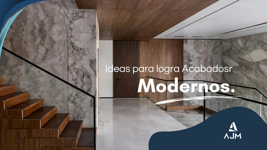Ideas para dar vida a tus espacios con acabados modernos