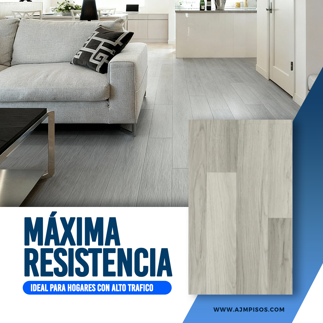 Piso Laminado Krono Swiss Snow Elegance - 7 mm