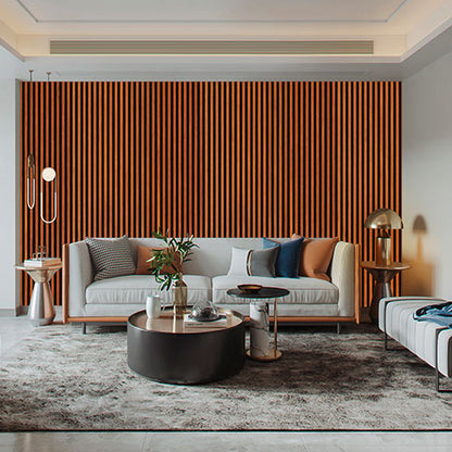 Painel de parede ondulado natural (Lambrin)