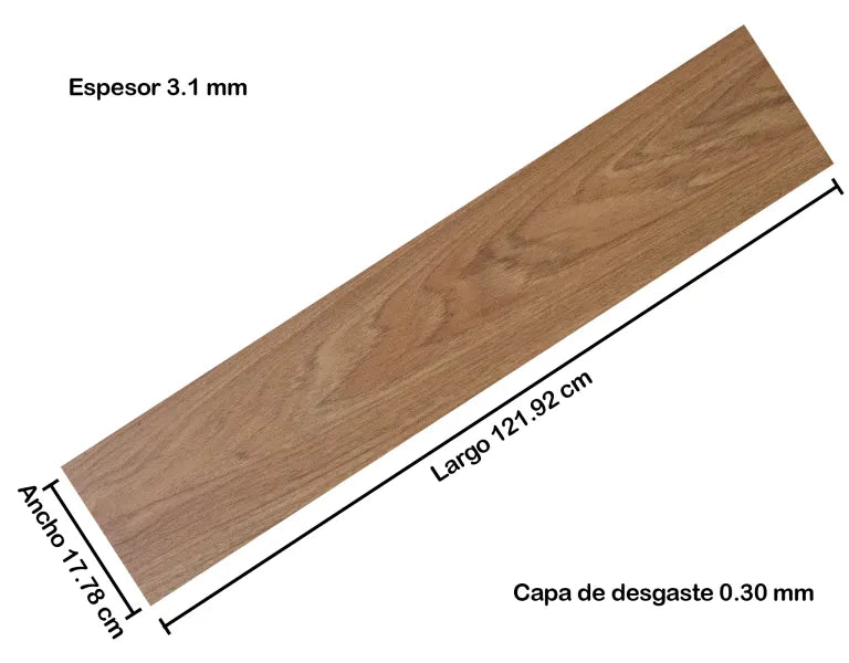 Duela Vinílica HAI 3126 (Caja de 3.9 m²).