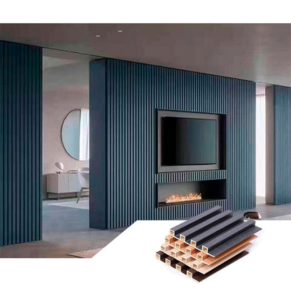 Painel de parede ondulado natural (Lambrin)
