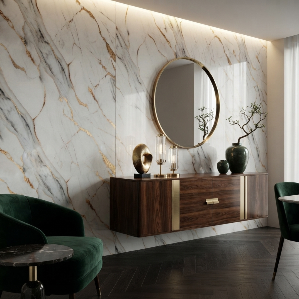 White Marble Wall Panel