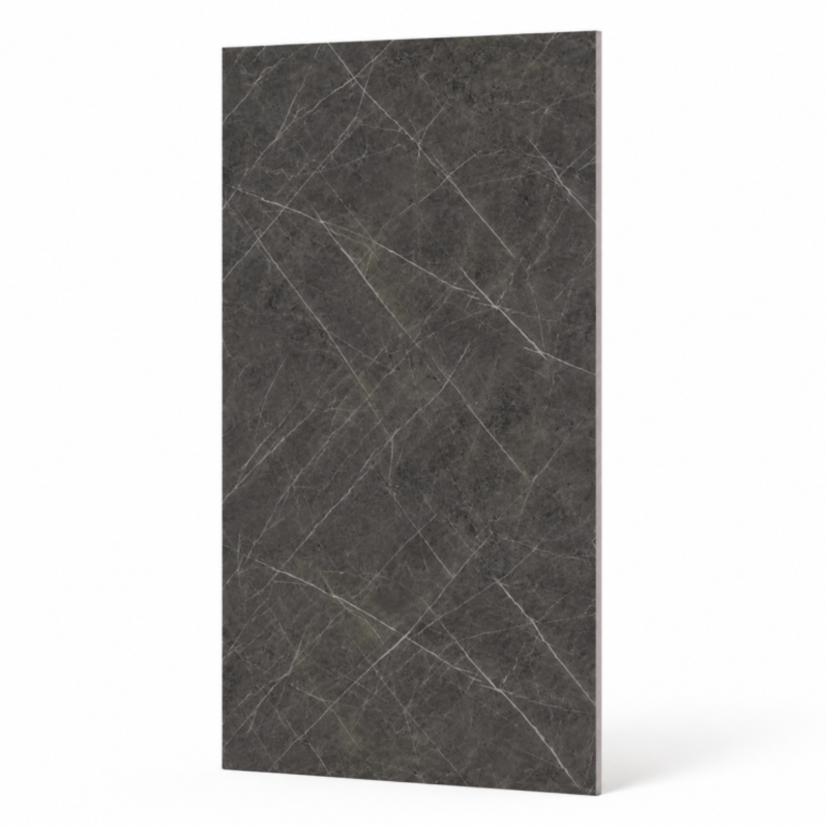 Placa PVC tipo Marmol Carrara Oscuro