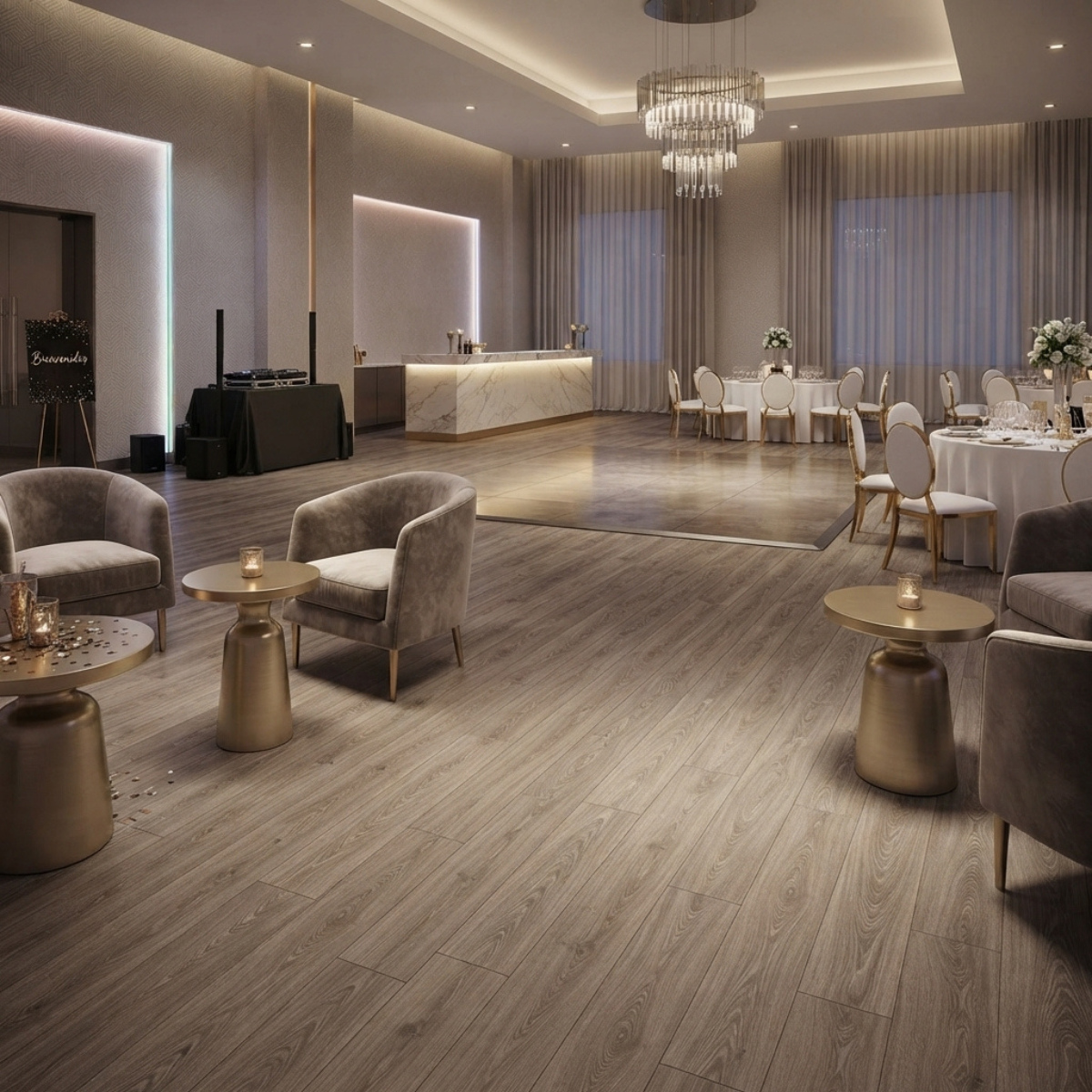 Piso Laminado Shades Titanium Oak