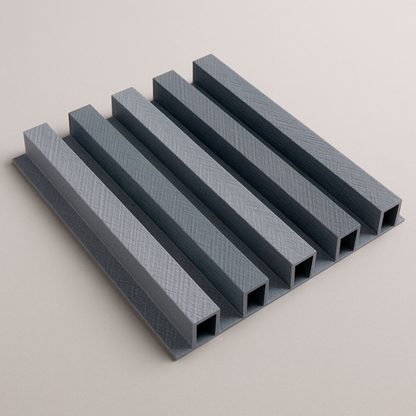 Corrugated Panel Natural Wall Panel (Lambrin)