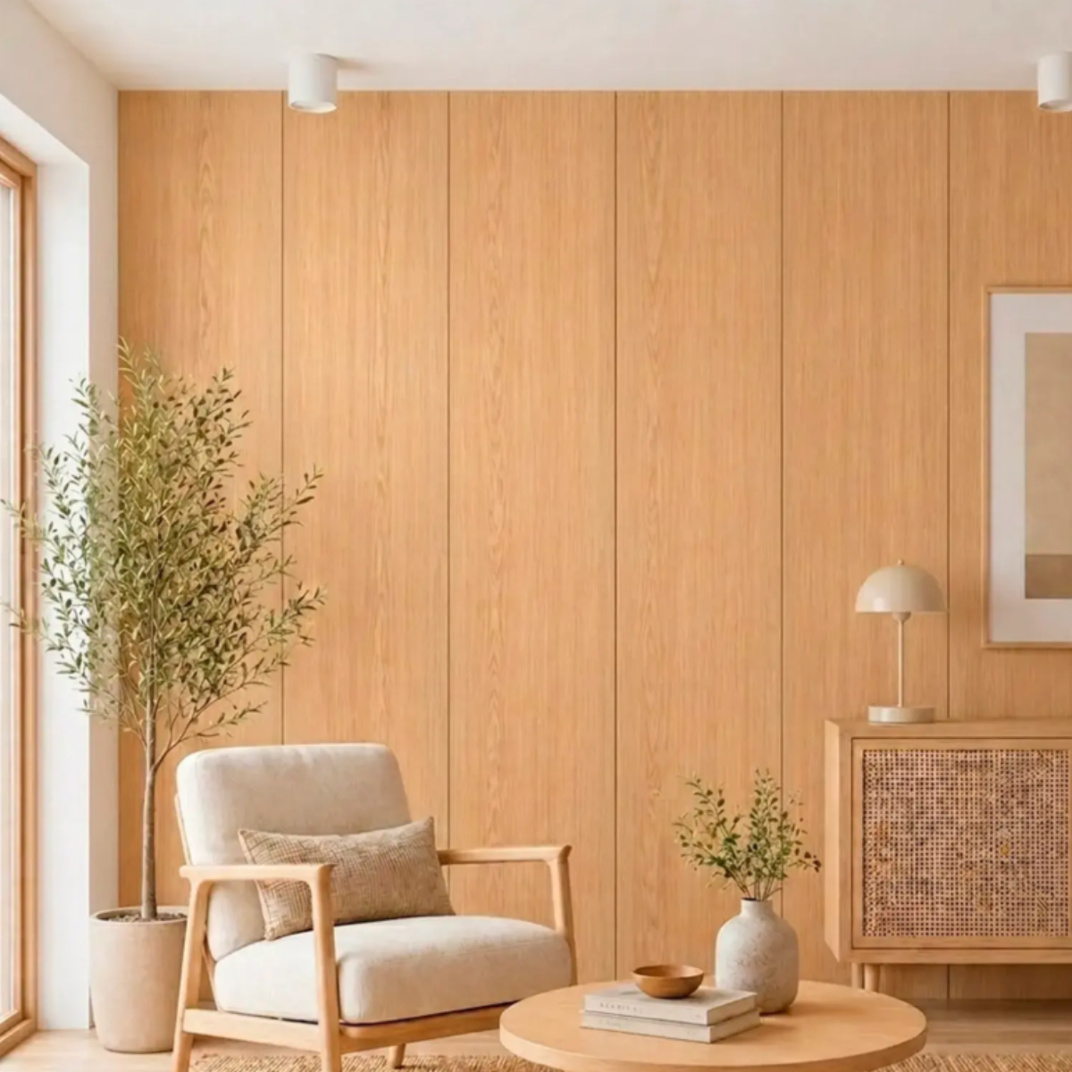 Panel PVC Laminado Interior Teknowoods Birch Ember
