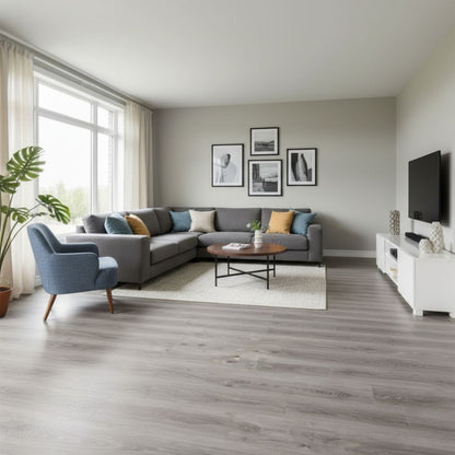 Piso Laminado Krono Swiss Grey New York - 7 mm